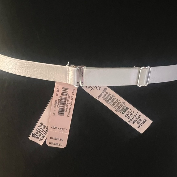 Victoria Secret Dream Angels White Eyelet Lace Garter Belt Skirt, NWT, Size XS/S - Picture 3 of 16